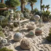如果你想要一些特别的效果例如沙滩花园等自然环境的话你会去哪些地区寻找这些元素来创造独特的氛围？