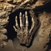 在某个山洞里发现了一个奇怪的东西这个东西看起来像是一只手或者手臂但是它有四个指头？为什么呢？